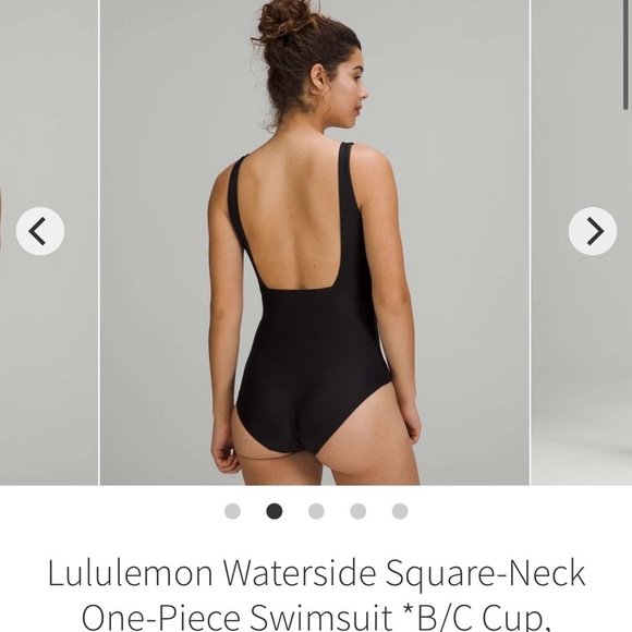 NWT lululemon athletica Black One-Piece Swimsuit size 12 - Picture 2 of 12